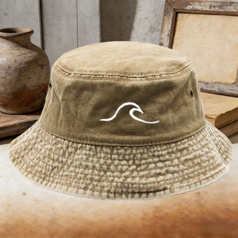 Bucket Hat Embroidered - 2026年新作 コットンフィッシャーマンハット リバーシブル 両面着用 カジュアル パナマボブハット