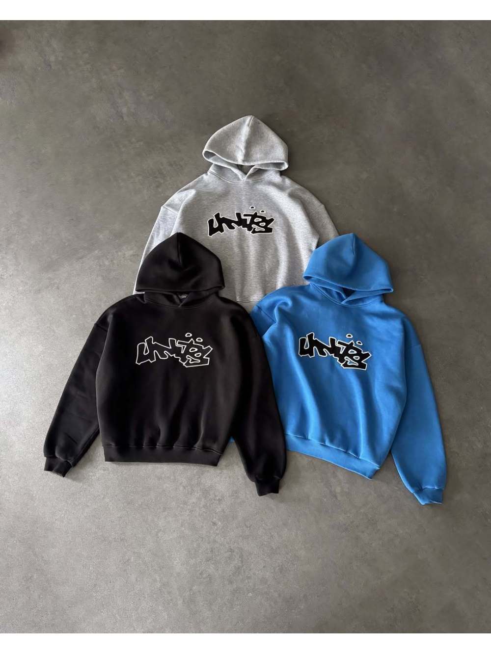 Street Fashion Us - アメリカンレトロなハイストリートファッションスーツ、ユニセックスプリント柄デザイン、プルオーバー長袖フード付きセーター、ストレートパンツスーツ。