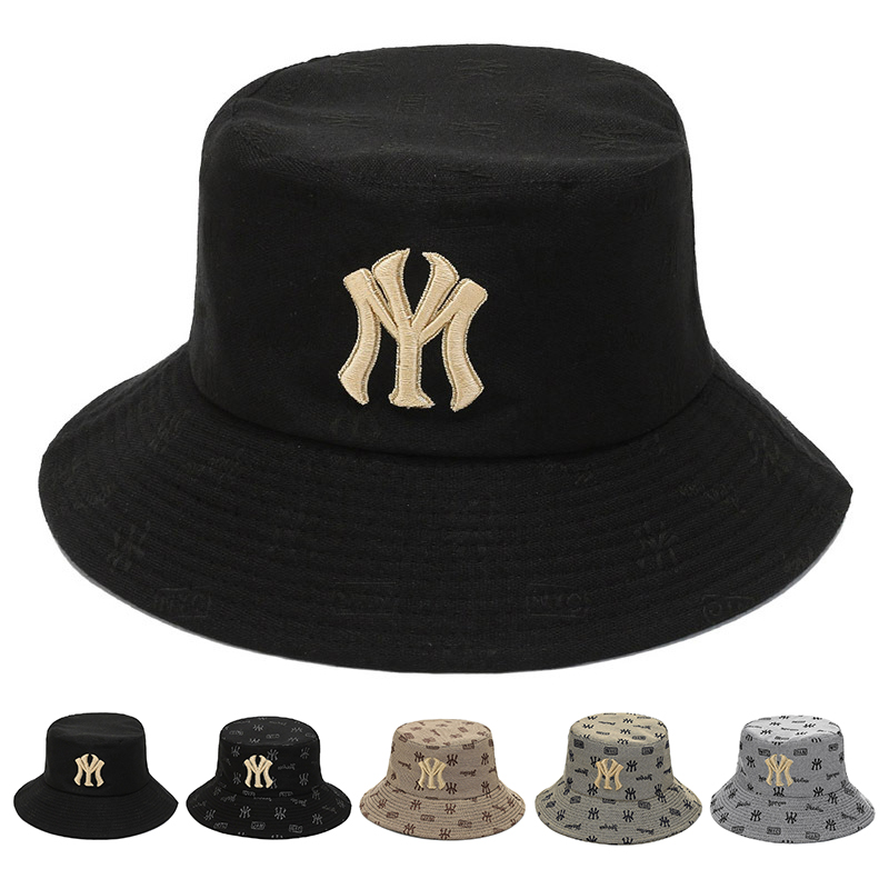 Bucket Hat Embroidered - ユニセックスレター刺繍漁師帽子女性夏多用途日焼け止め帽子太陽の帽子男性トレンドバケツ帽子