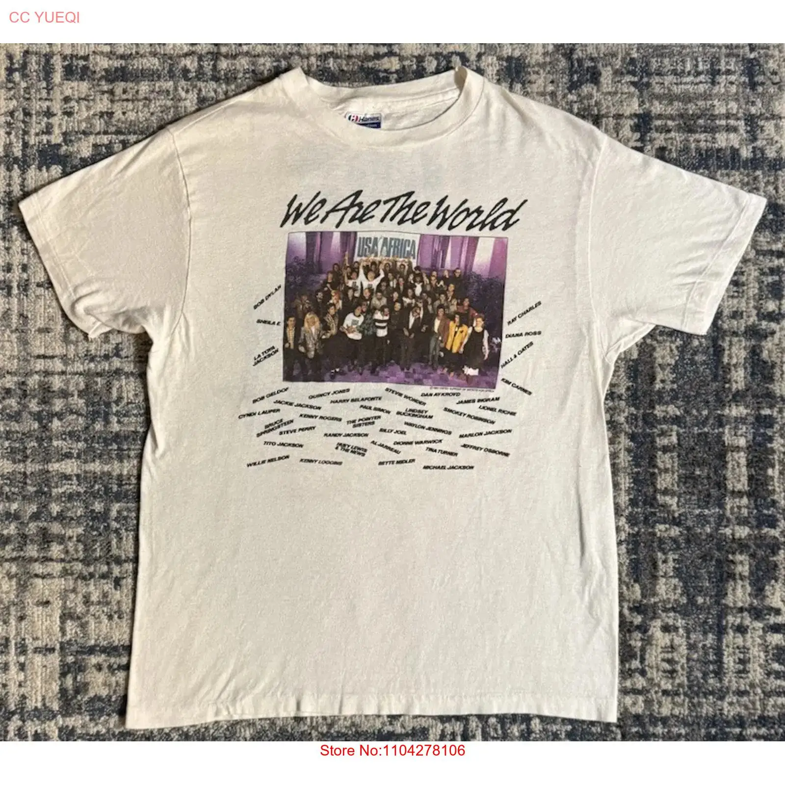 Street Fashion Usa - ヴィンテージ 1985 We Are The World