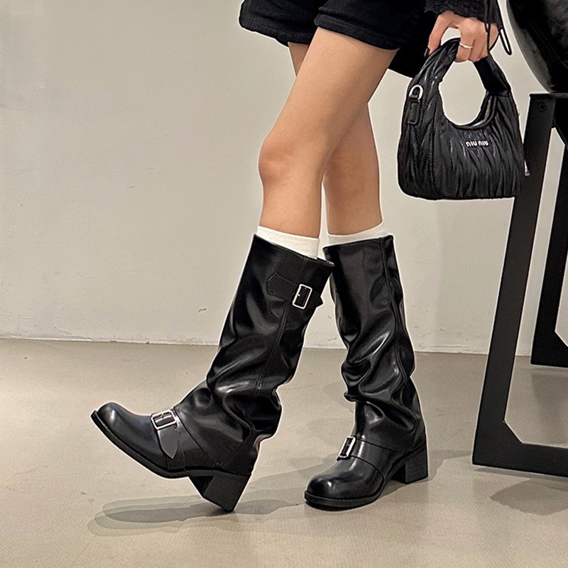 Street Fashion Trends - 2025年女性用ブーツ ニーハイ プラットフォーム チャンキーヒール トレンド パンク