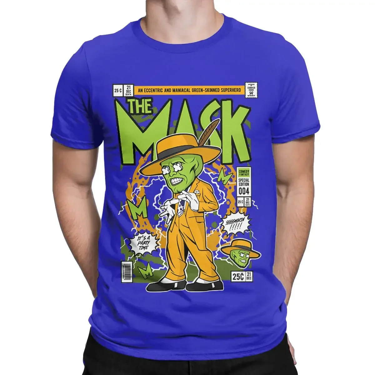 Street Fashion Usa - 男性と女性のためのヴィンテージ半袖Tシャツ,綿100% のTシャツ,映画のTシャツ,マスク,コメディー,アイディア服,アメリカ,ジョン・キャリー