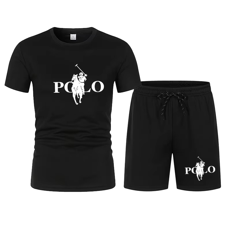 Street Fashion Trends - 2026年夏のファッショントレンド レジャースポーツセット メッシュ ハイストリート メンズセット Tシャツ