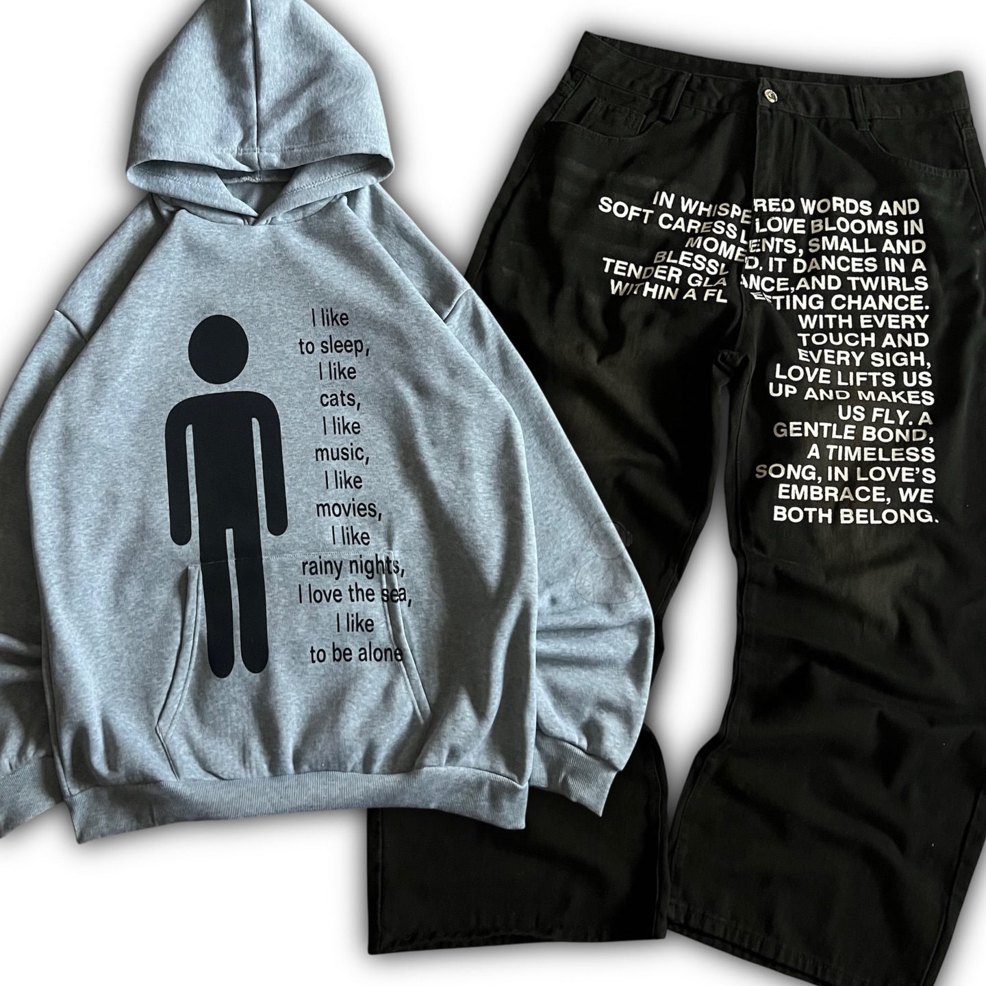 アメリカンパターンレタージーンズ Y2K メンズパーカーセッ - Street Fashion Men のレビューと価格