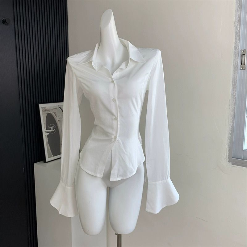 Gidyq 女性黒包帯シャツ韓国ファッションすべて一致ストリ - Street Fashion In Korea のレビューと価格