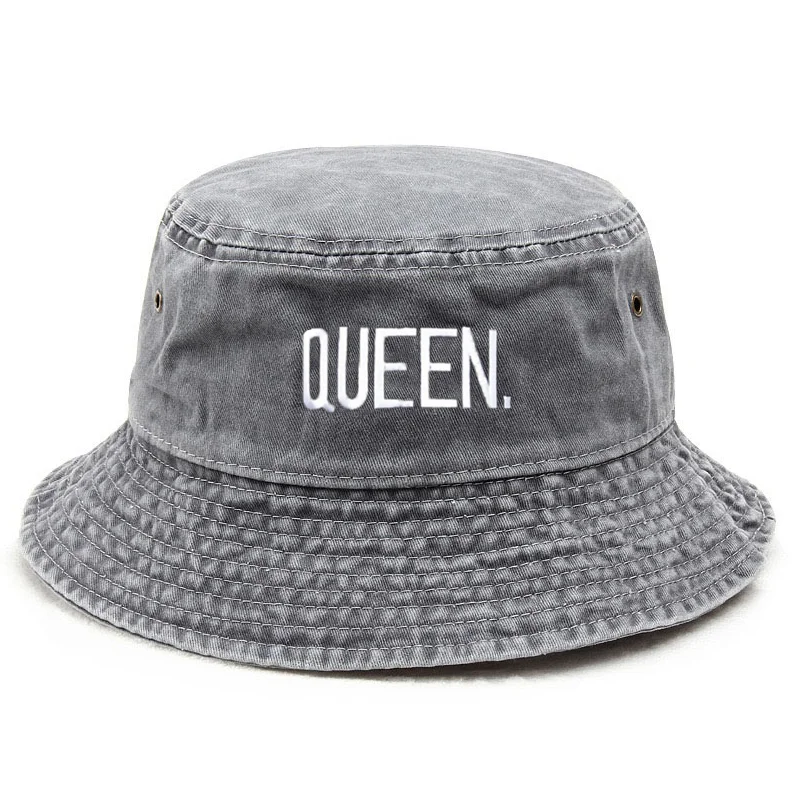 カスタマイズ可能なクイーンウォッシュドヴィンテージバケットハ - Bucket Hat Embroidered のレビューと価格