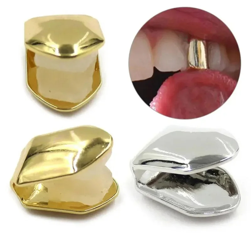 1/2/3/4 個ファッションゴールドカラー小さなシングル歯 - Street Fashion Jewelry のレビューと価格