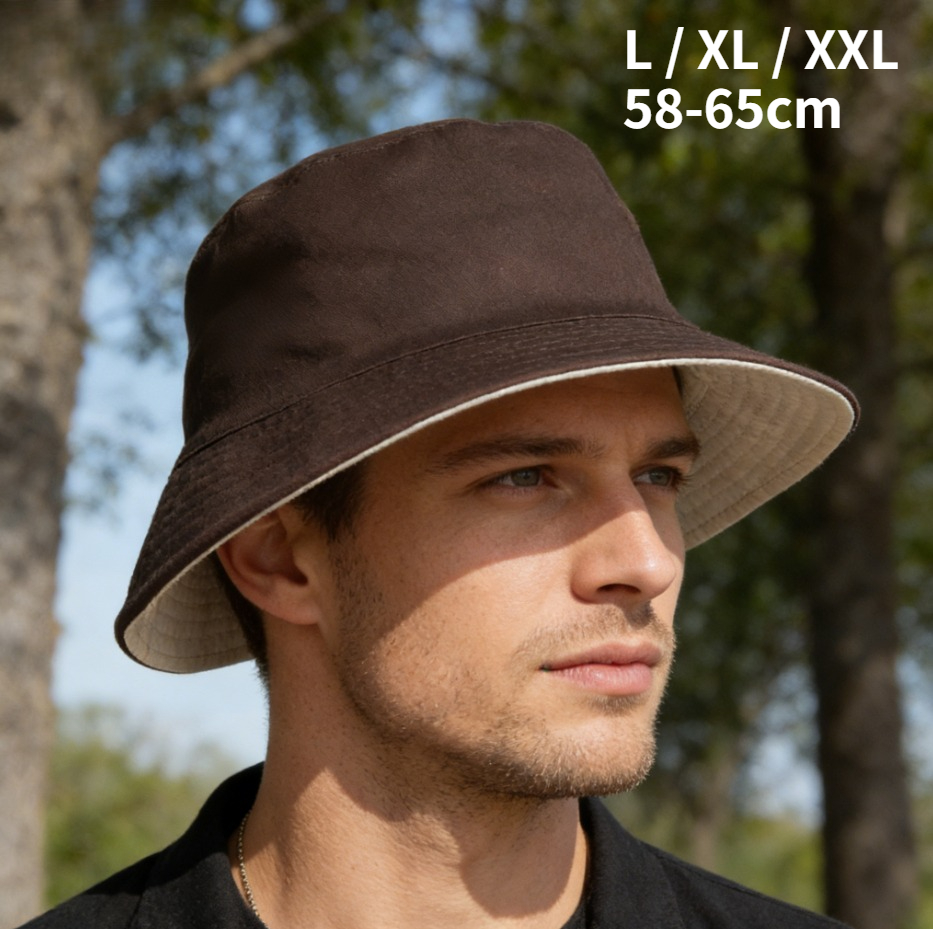 両面使えるバケットハット サンハット 男女兼用 リバーシブル - Bucket Hat Embroidered のレビューと価格