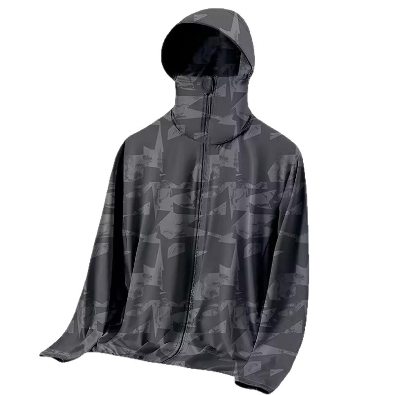 ユニセックス サマー ルーズフィット フード付き アウトドア - Reflective Jacket Running のレビューと価格