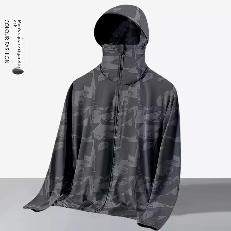 ユニセックス サマー ルーズフィット フード付き アウトドア - Reflective Jacket Running のレビューと価格