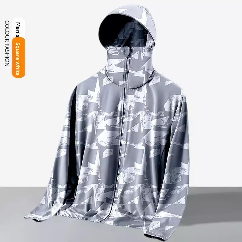 ユニセックス サマー ルーズフィット フード付き アウトドア - Reflective Jacket Running のレビューと価格