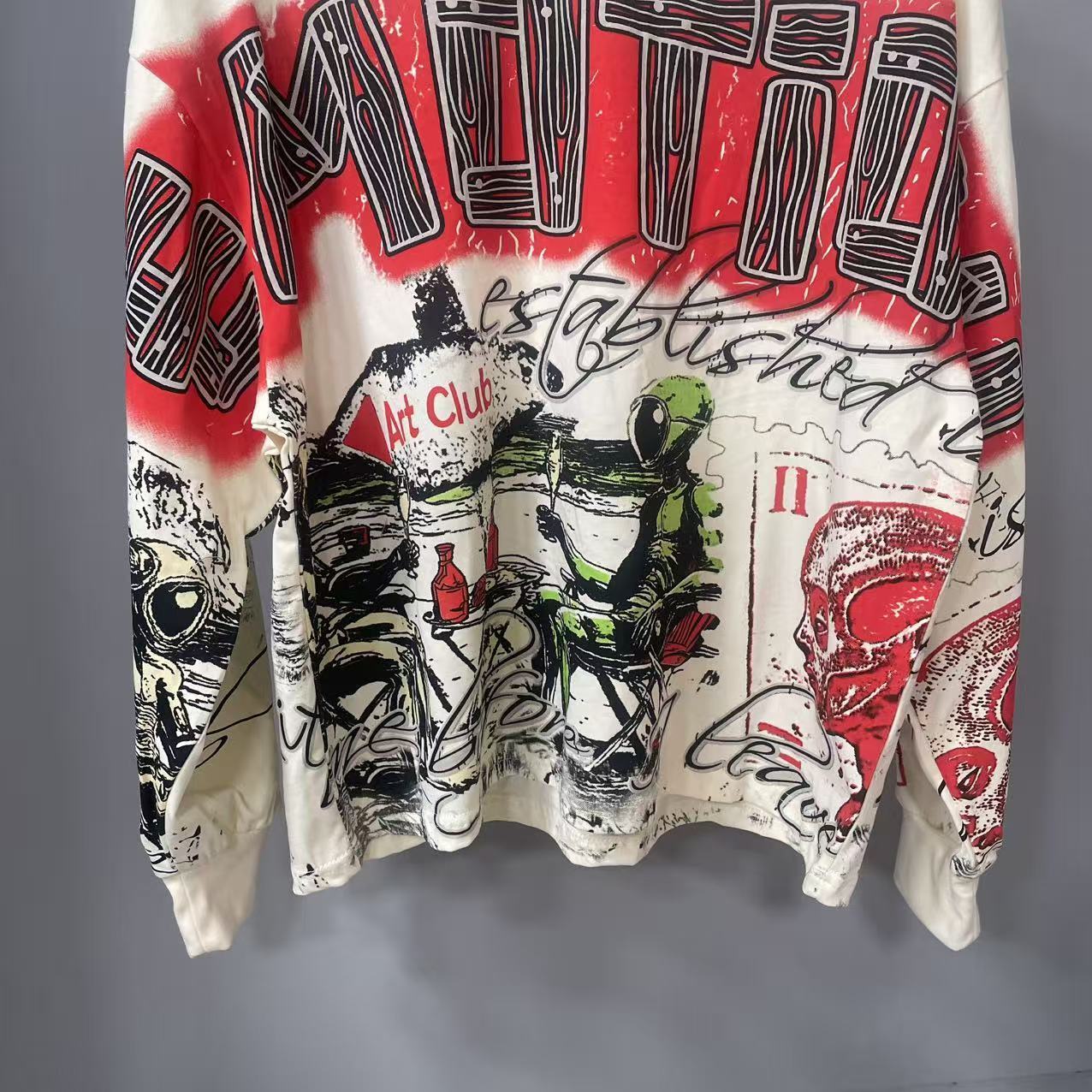 高品質デザイナー MIXED-EMOTION 長袖Tシャツ  - Street Fashion Us のレビューと価格