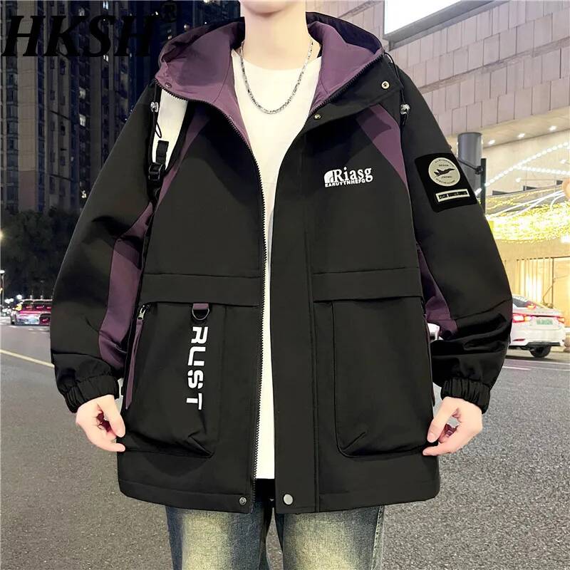 HKSH 春秋の新作シックなメンズハイストリートターンダウン - Street Fashion Taiwan のレビューと価格