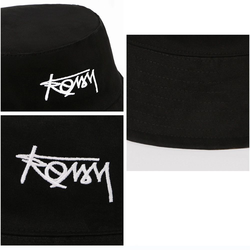 男性と女性のための両面バケットハット,フィッシャーマンズキャ - Bucket Hat Embroidered のレビューと価格