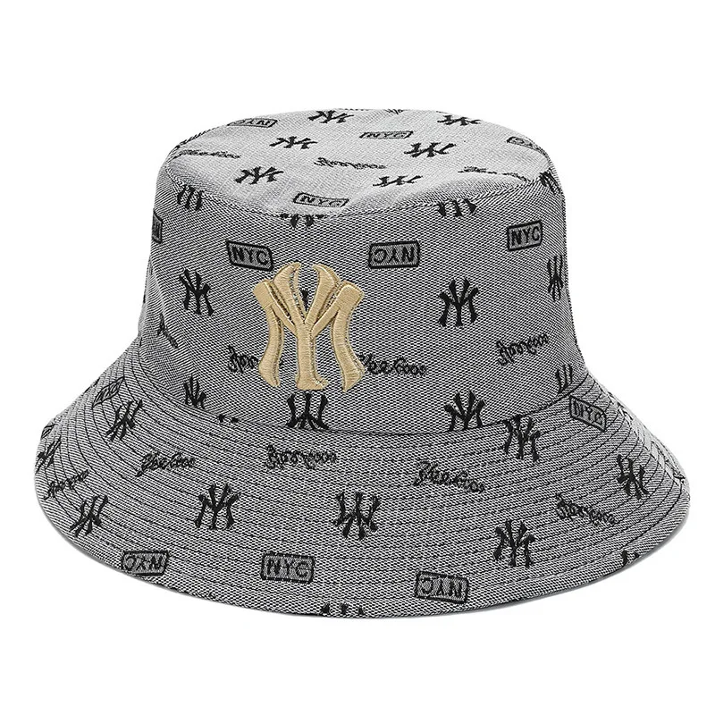 ユニセックスレター刺繍漁師帽子女性夏多用途日焼け止め帽子太陽 - Bucket Hat Embroidered のレビューと価格