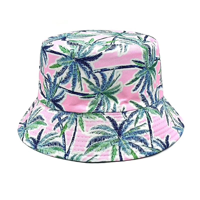 四季ポリエステル漫画ツリープリントバケットハットフィッシャー - Bucket Hat Embroidered のレビューと価格
