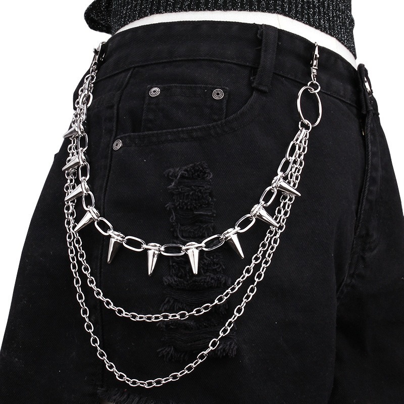 ヒップホップ パンクロック メタルパンツ ウエストチェーン  - Street Fashion Jewelry のレビューと価格