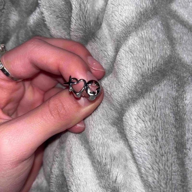 パンクヒップホップ ホローハート歯キャップ 女性男性用 ヴィ - Street Fashion Jewelry のレビューと価格