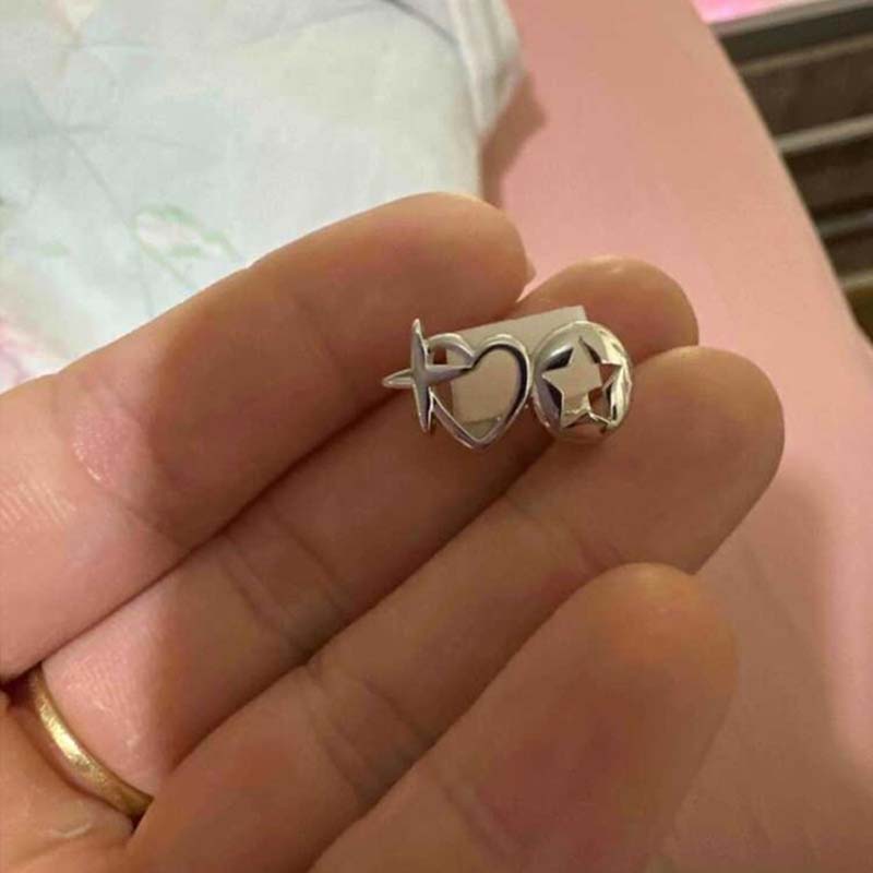 パンクヒップホップ ホローハート歯キャップ 女性男性用 ヴィ - Street Fashion Jewelry のレビューと価格