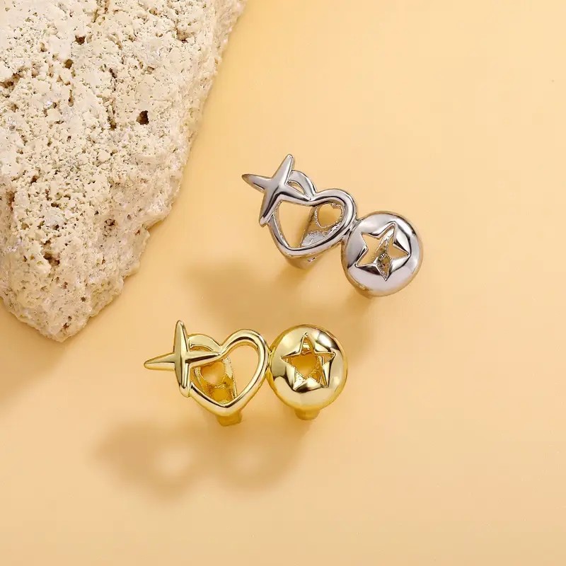 クラシックヒップホップスター型ブレース、中空光沢ブレース、ゴ - Street Fashion Jewelry のレビューと価格