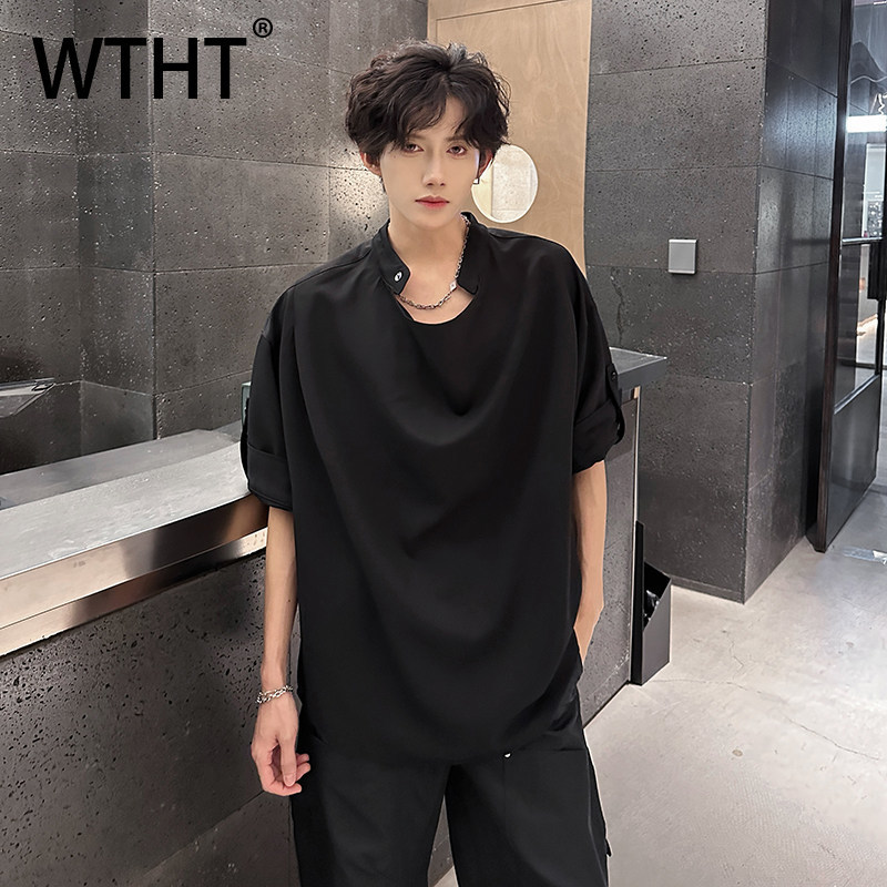 WTHT ファッション 2026 夏メンズソリッドカラー包帯 - Street Fashion Taiwan のレビューと価格