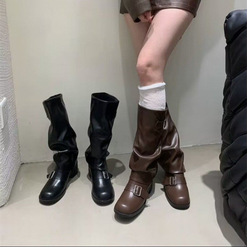 2025年女性用ブーツ ニーハイ プラットフォーム チャンキ - Street Fashion Trends のレビューと価格