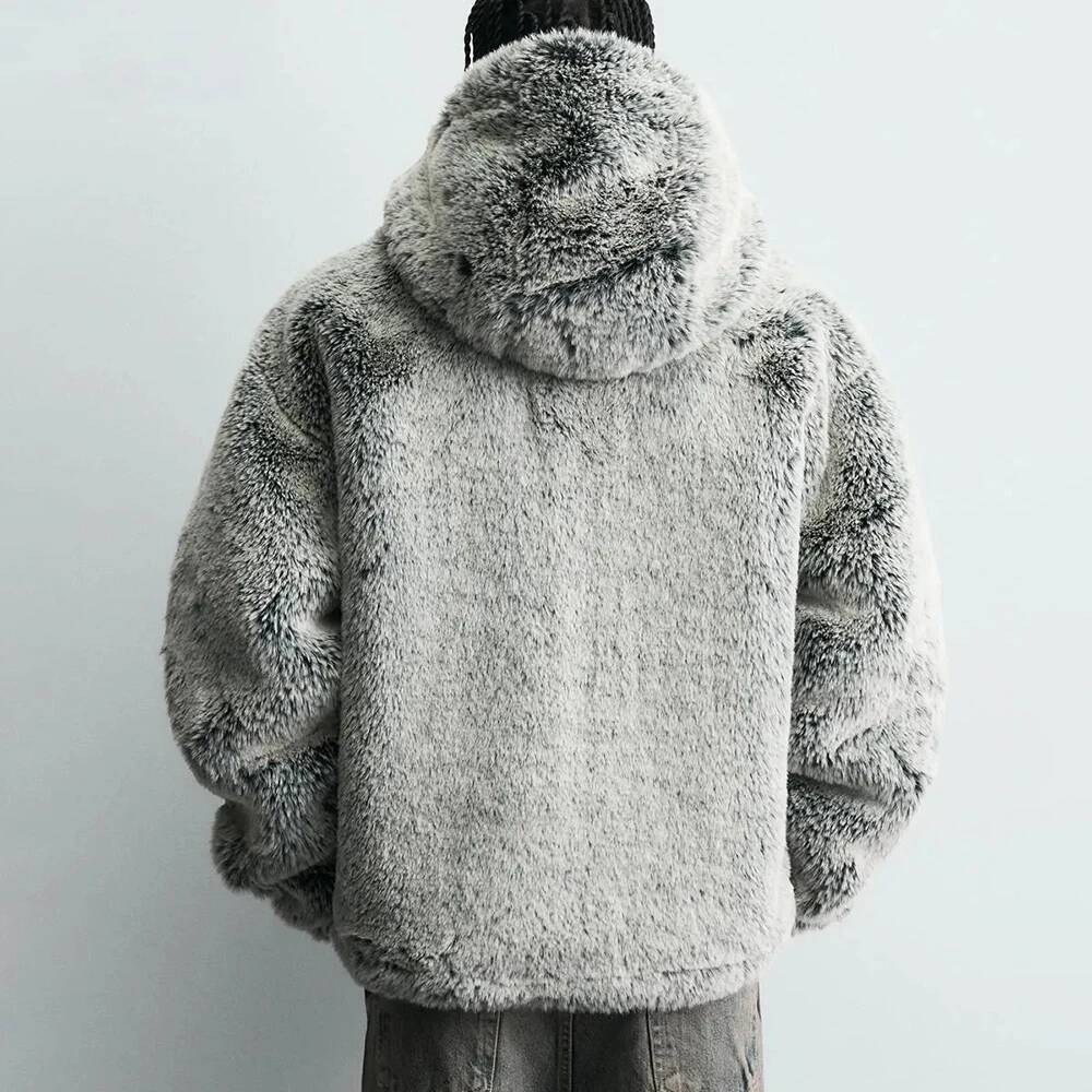 冬の新作フェイクファー長袖ジャケット アメリカンレトロファッ - Street Fashion Taiwan のレビューと価格