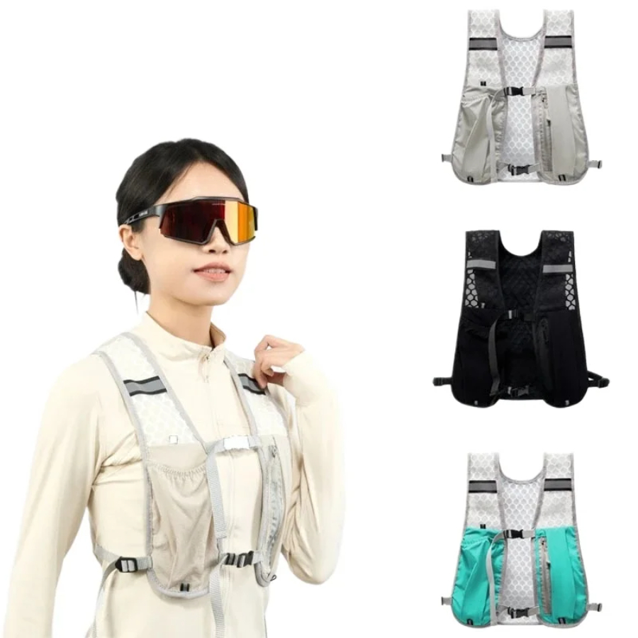 2025年新型 サイクリング ランニング 収納ベスト 軽量  - Reflective Jacket Running のレビューと価格