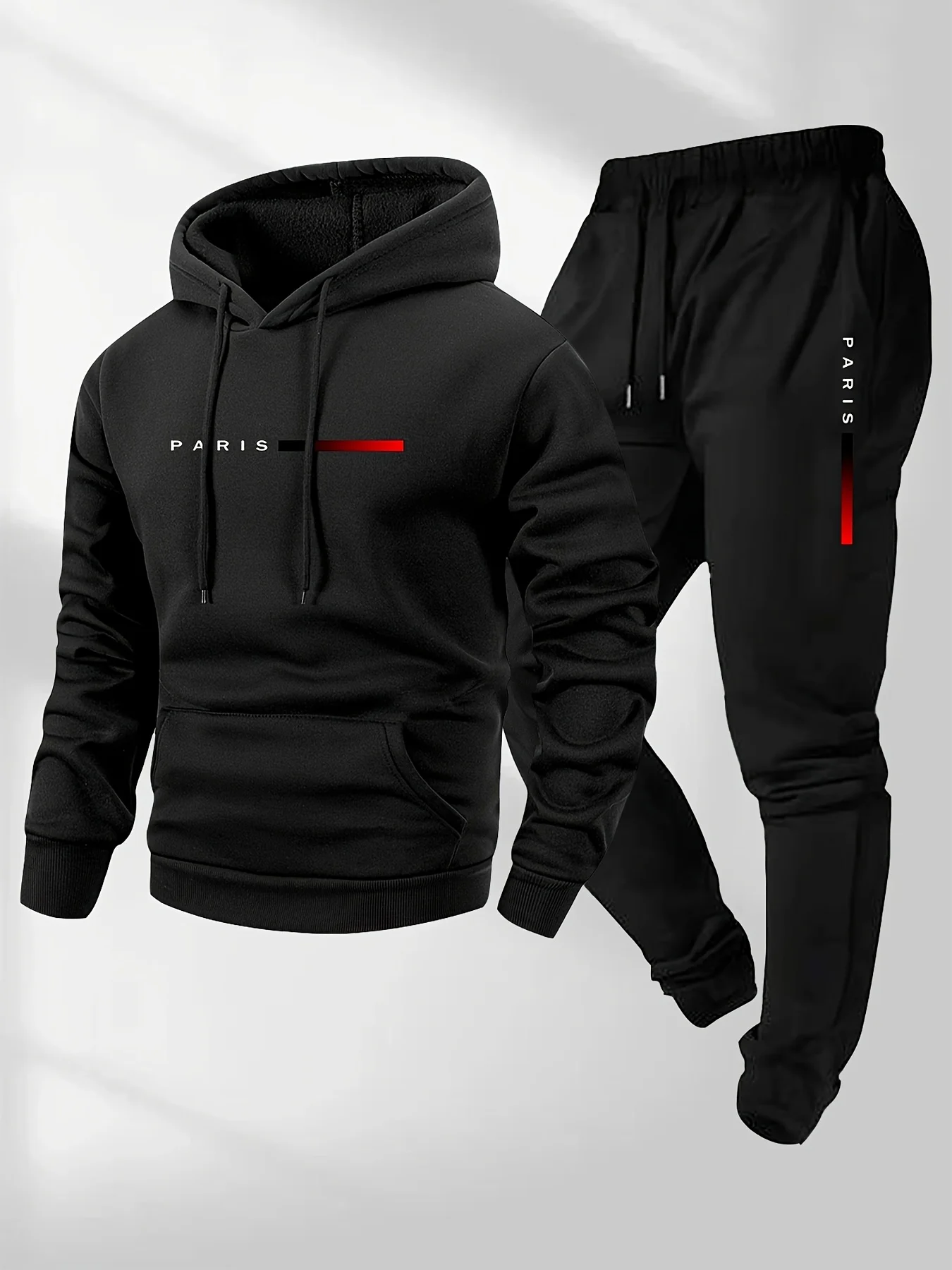 新しいトレンドストリートファッションレタープリントスポーツウ - Street Fashion Men のレビューと価格