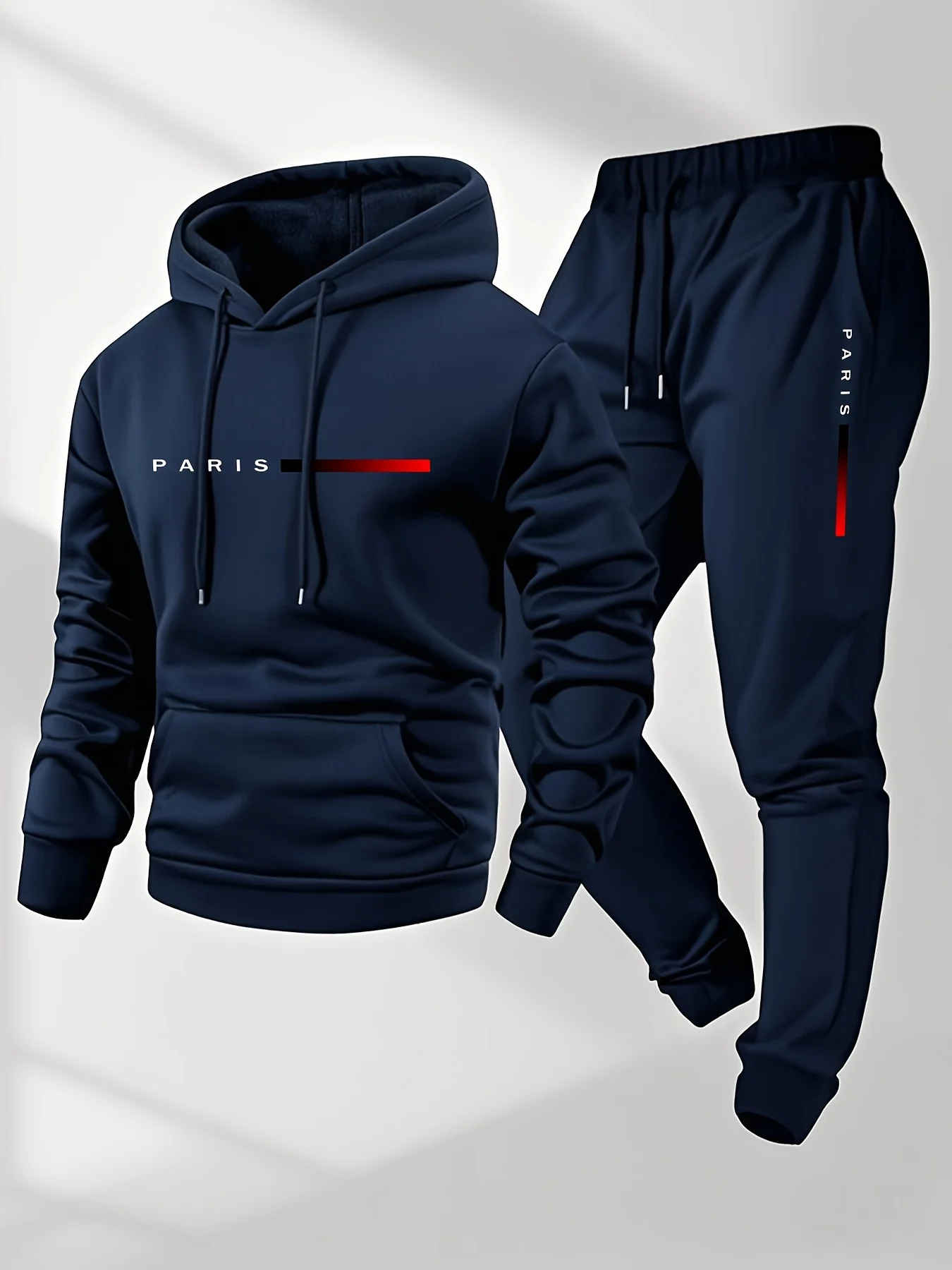 新しいトレンドストリートファッションレタープリントスポーツウ - Street Fashion Men のレビューと価格