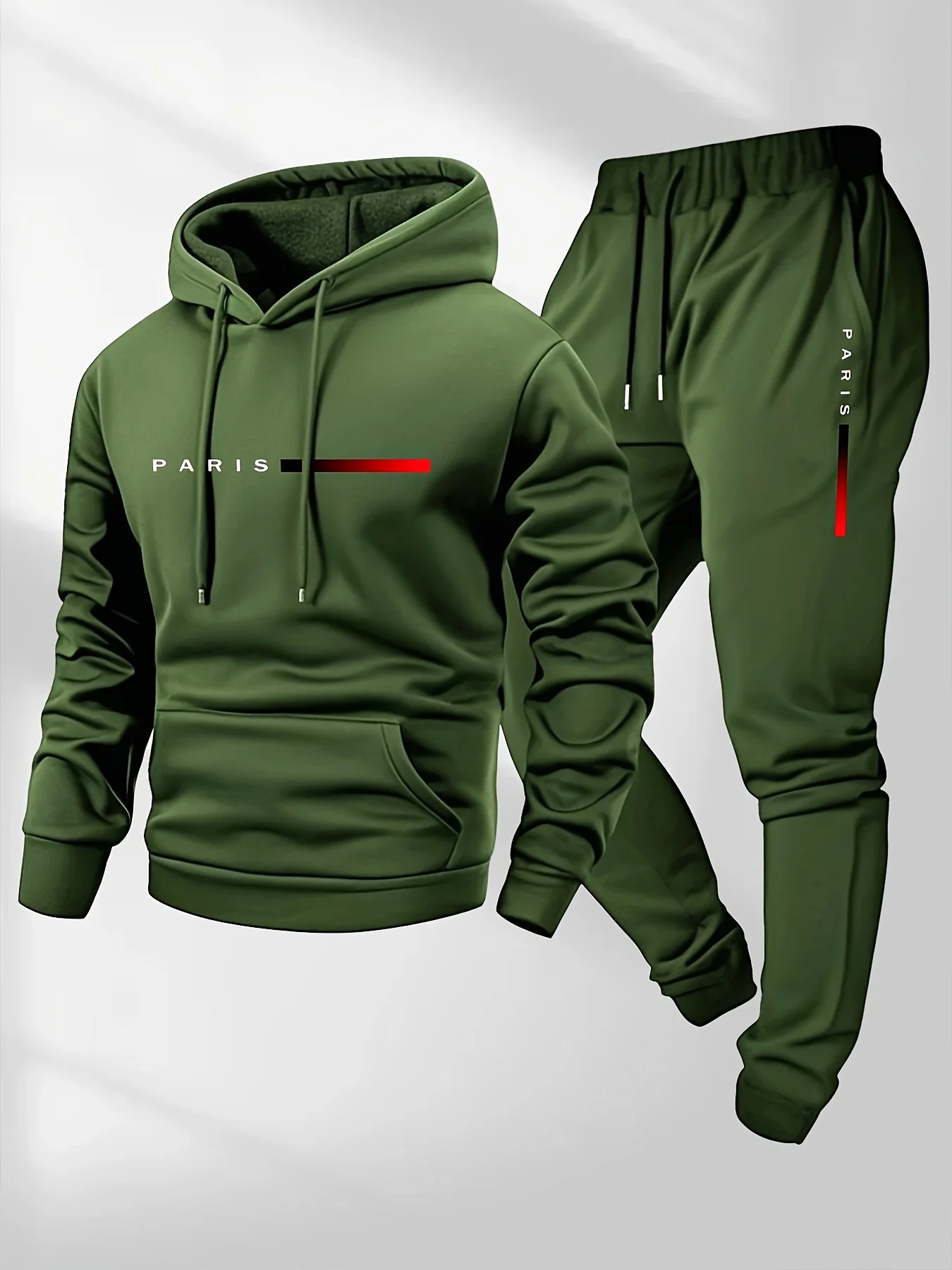 新しいトレンドストリートファッションレタープリントスポーツウ - Street Fashion Men のレビューと価格