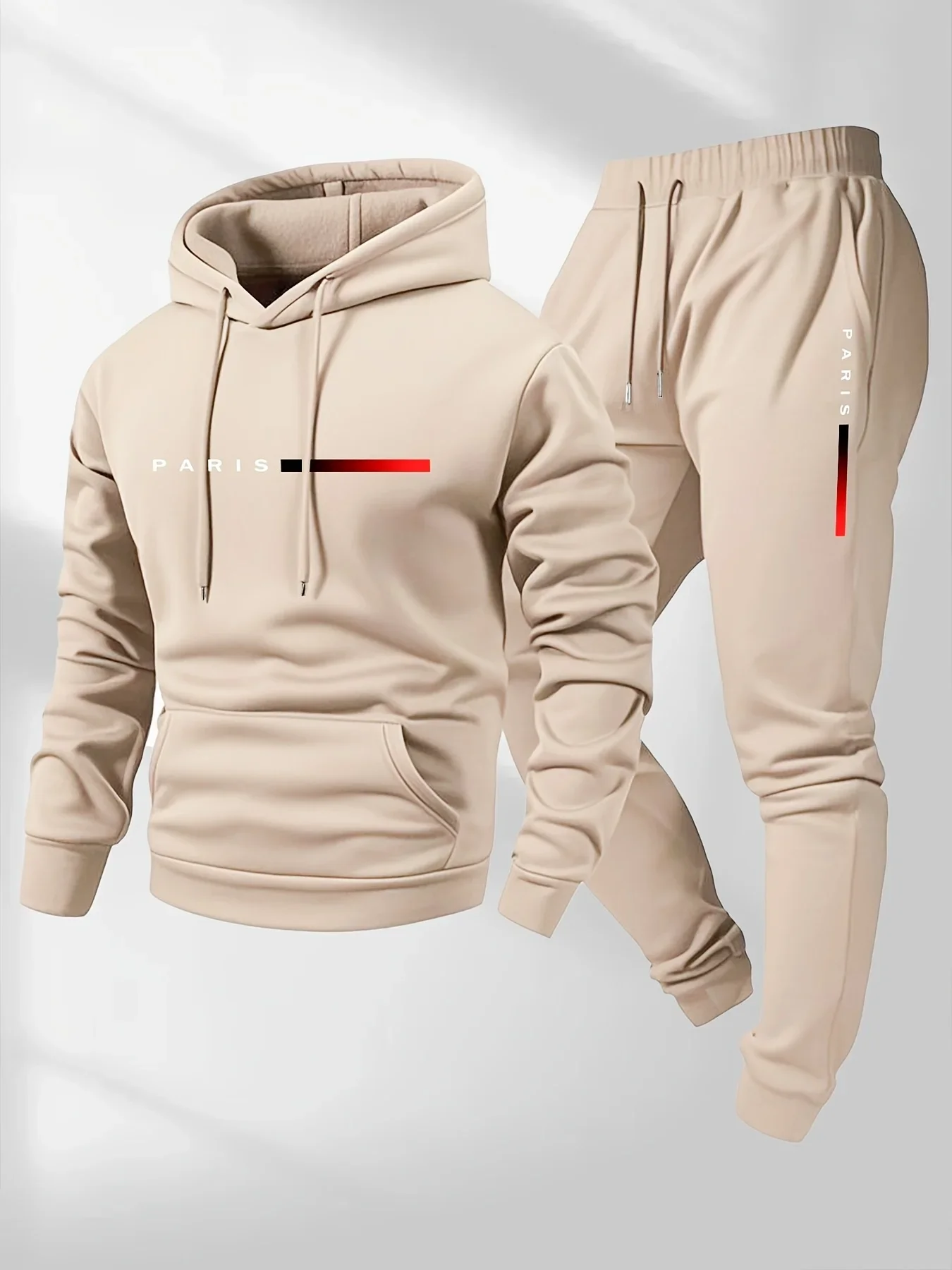 新しいトレンドストリートファッションレタープリントスポーツウ - Street Fashion Men のレビューと価格
