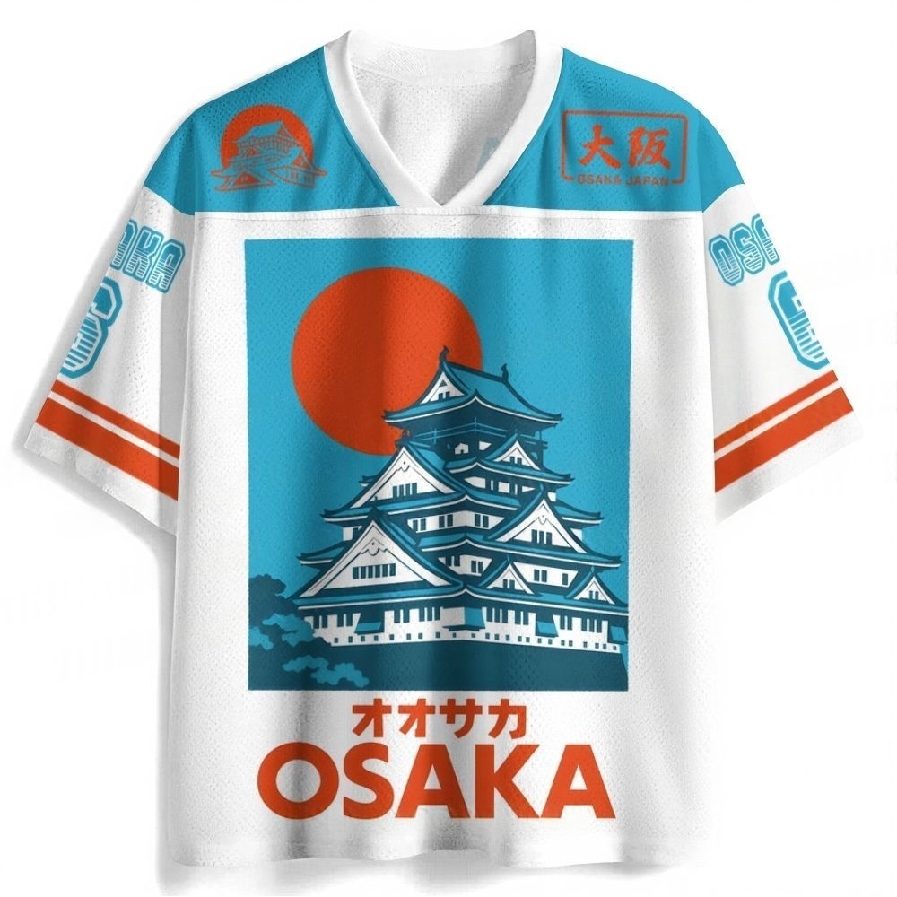 子供と大人、アメリカンレトロな日本の旅行雰囲気、大阪城+桜の - Street Fashion Osaka のレビューと価格