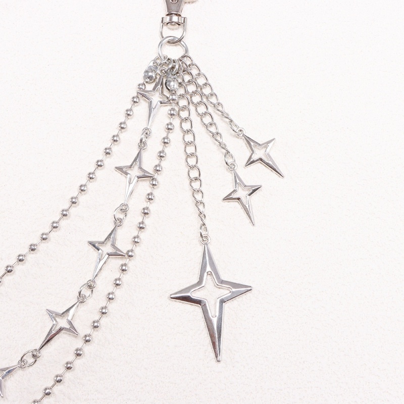女性パンクヒップホップ多層スターペンダントウエストチェーント - Street Fashion Jewelry のレビューと価格