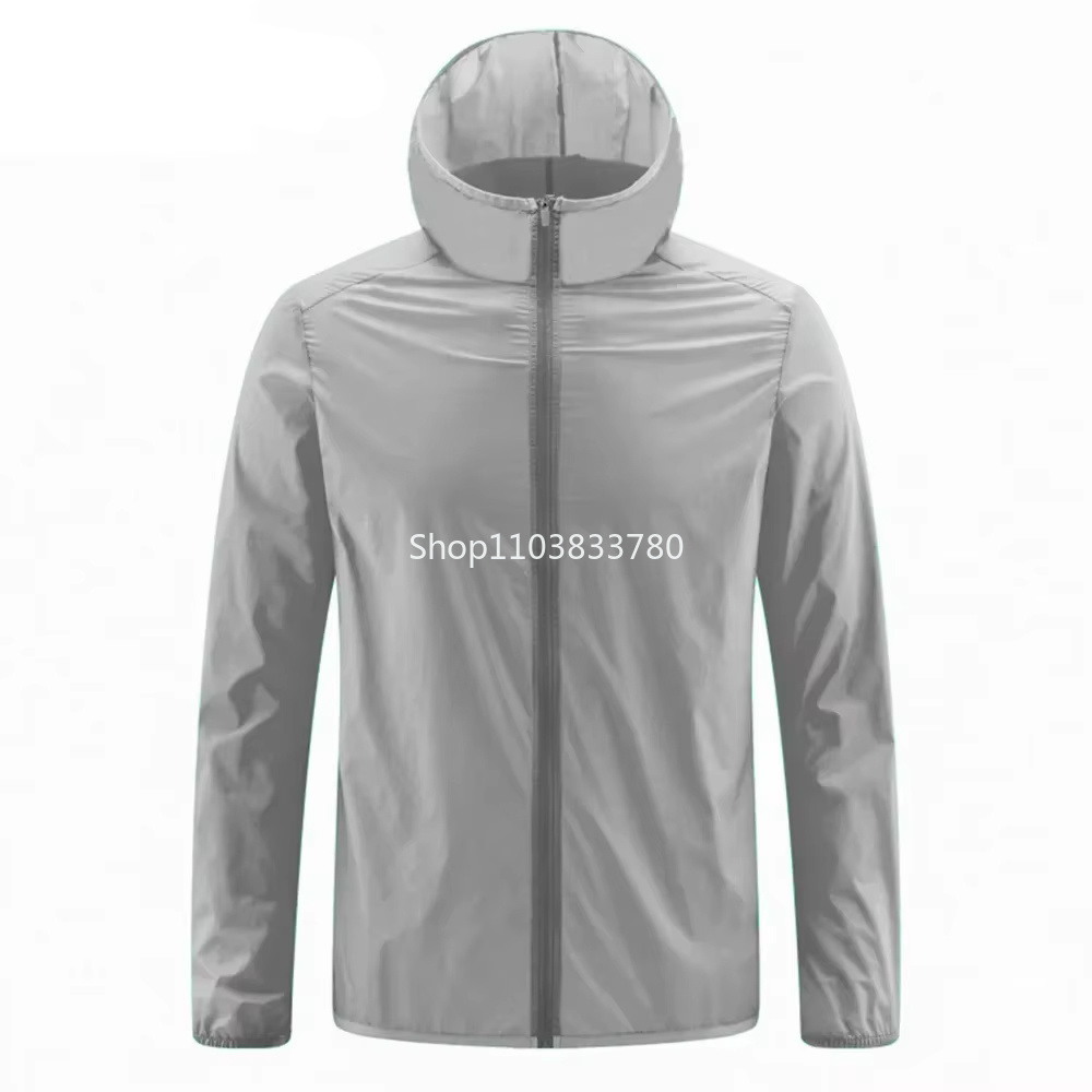 メンズフード付き日焼け止めジャケット 軽量アウトドアウィンド - Reflective Jacket Running のレビューと価格
